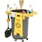 Rubbermaid Commercial Rim Caddy, 26-1/2"x32-1/2"x6-3/4", Yellow RCP9W8700YW - alternate 3